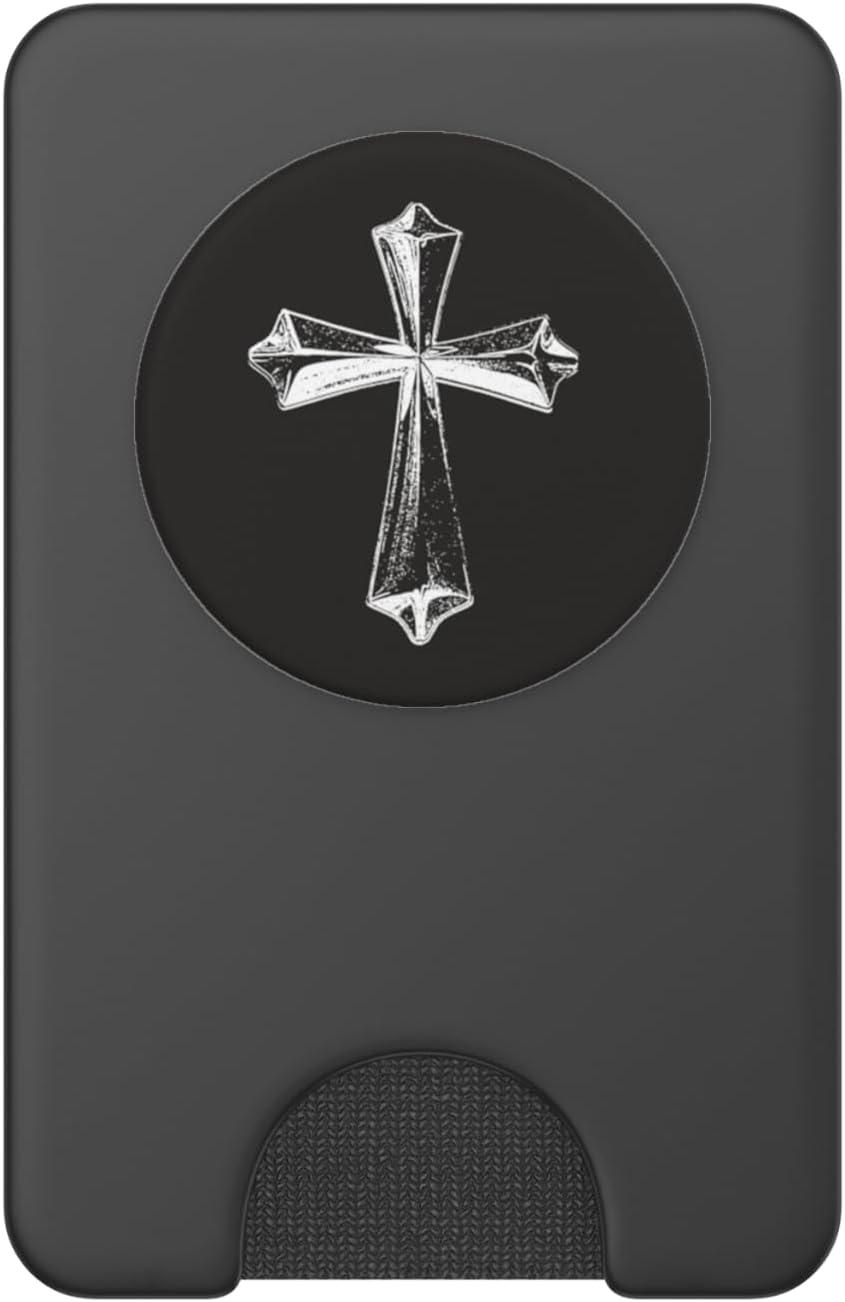 imagePopSockets Phone Grip Midnight Relic PopSockets PopGrip for MagSafeMagnetic PopWallet