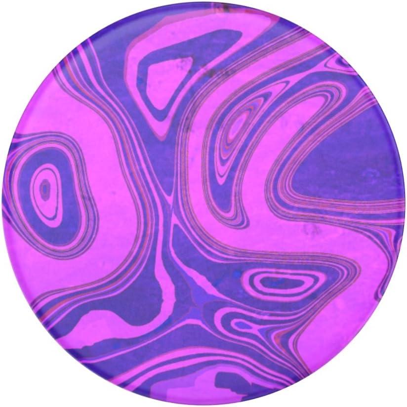 imagePopSockets Phone Grip for MagSafe Magnetic Holder Phone Stand Purple Enamel MosiacLava Flow