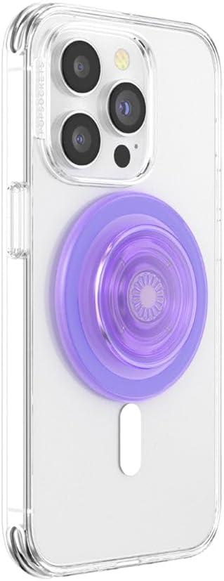 imagePopSockets Phone Grip for MagSafe Magnetic Holder Phone Stand Purple Enamel MosiacLavender