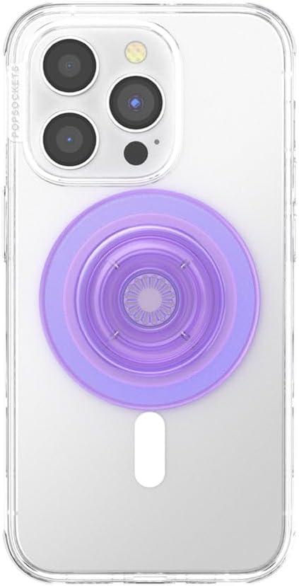 imagePopSockets Phone Grip for MagSafe Magnetic Holder Phone Stand Purple Enamel MosiacLavender