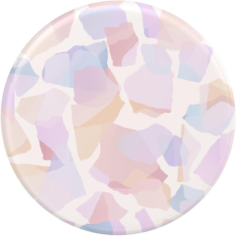 imagePopSockets Phone Grip for MagSafe Magnetic Holder Phone Stand Purple Enamel MosiacSoft Shores