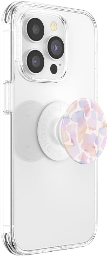 imagePopSockets Phone Grip for MagSafe Magnetic Holder Phone Stand Purple Enamel MosiacSoft Shores
