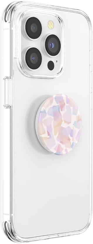 imagePopSockets Phone Grip for MagSafe Magnetic Holder Phone Stand Purple Enamel MosiacSoft Shores