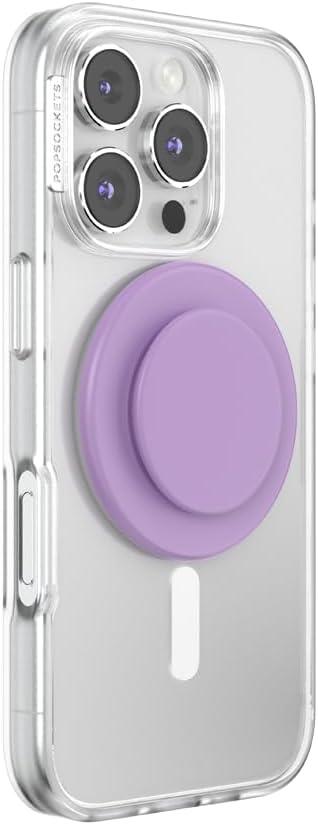 imagePopSockets Phone Grip for MagSafe Magnetic Holder Phone Stand Purple Enamel MosiacWisteria