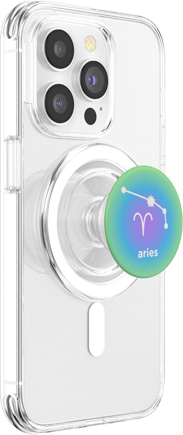 imagePopSockets Zodiac Phone Grip Aries Constellation PopSockets PopGrip for MagSafeMagnetic PopGrip