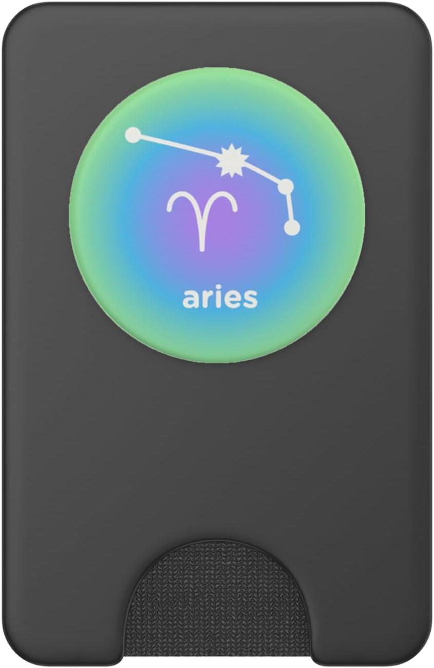 imagePopSockets Zodiac Phone Grip Aries Constellation PopSockets PopGrip for MagSafeMagnetic PopWallet