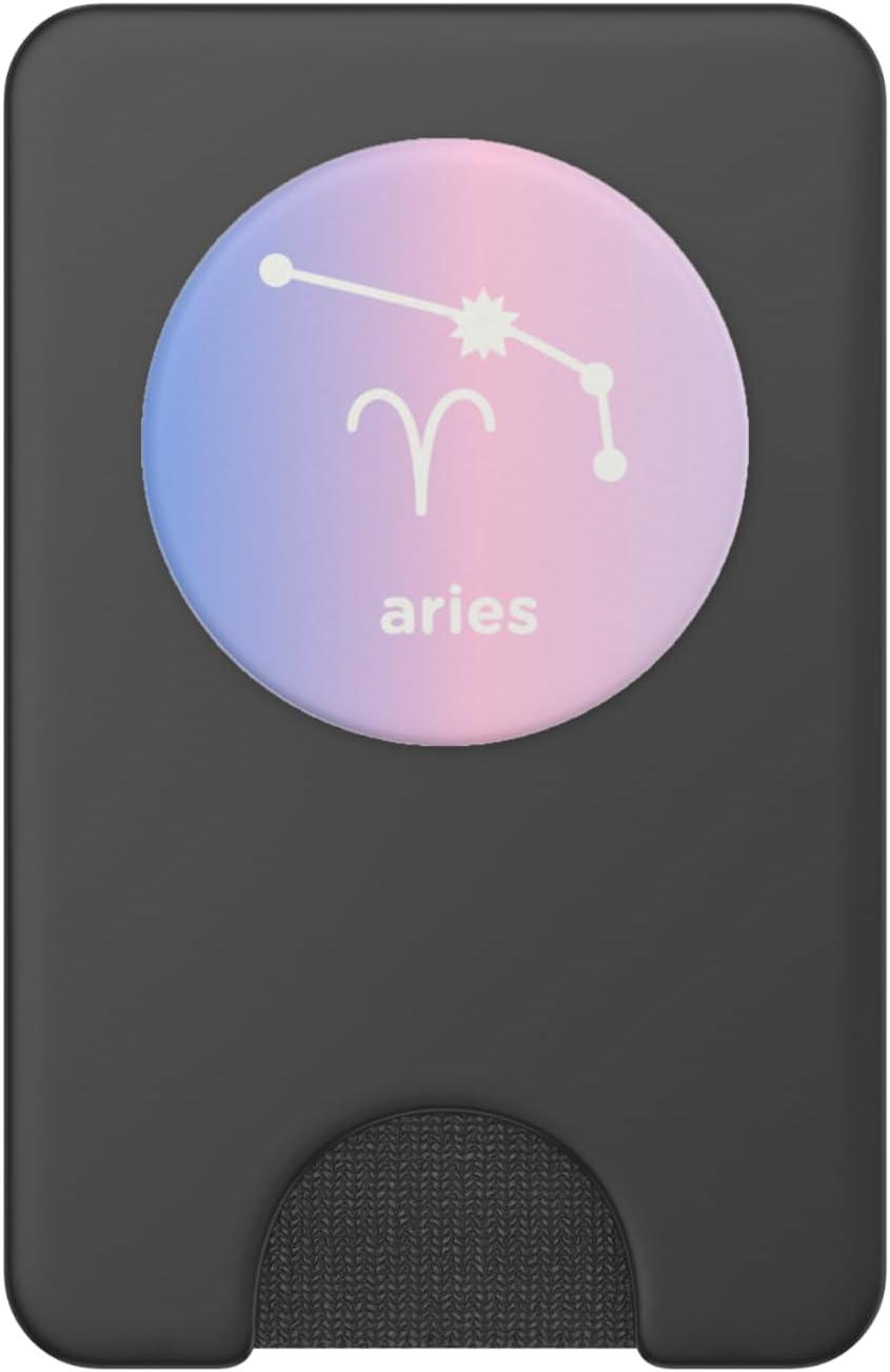 imagePopSockets Zodiac Phone Grip Aries Zodiac PopSockets PopGrip for MagSafeMagnetic PopWallet