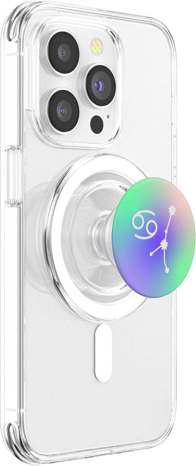 imagePopSockets Zodiac Phone Grip Cancer Star Sign PopSockets PopGrip for MagSafeMagnetic PopGrip