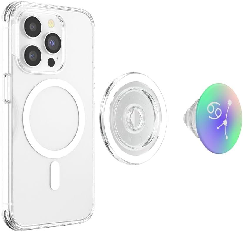 imagePopSockets Zodiac Phone Grip Cancer Star Sign PopSockets PopGrip for MagSafeMagnetic PopGrip