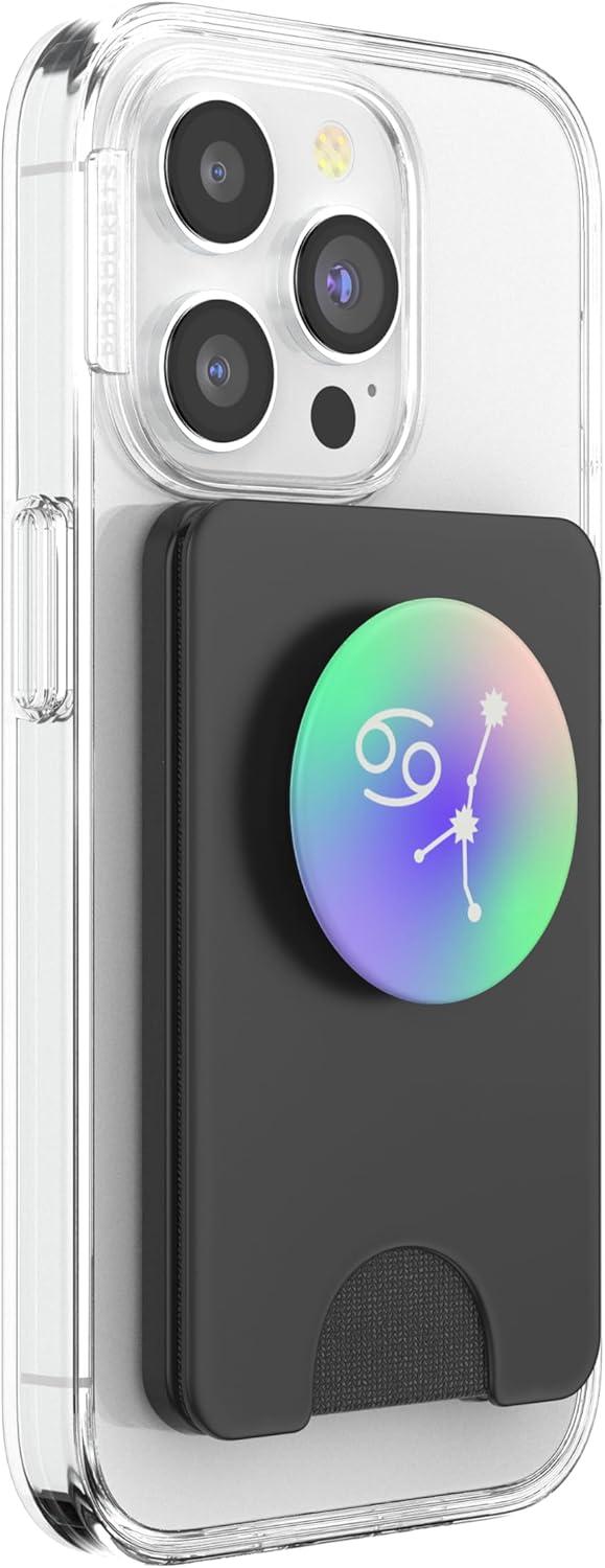imagePopSockets Zodiac Phone Grip Cancer Star Sign PopSockets PopGrip for MagSafeMagnetic PopWallet