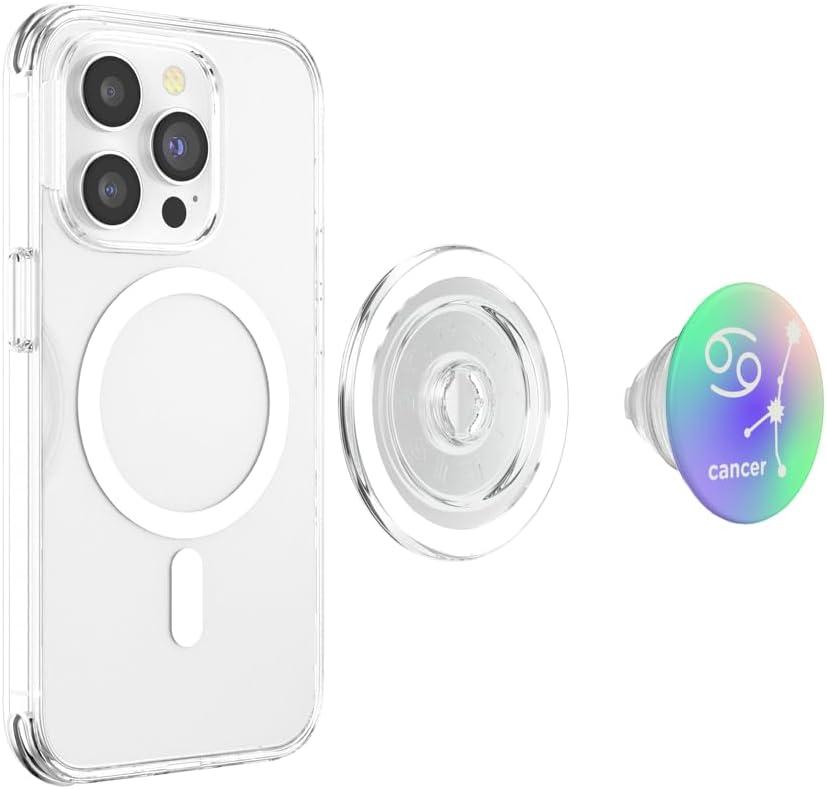 imagePopSockets Zodiac Phone Grip Cancer Zodiac Sign PopSockets PopGrip for MagSafeMagnetic PopGrip