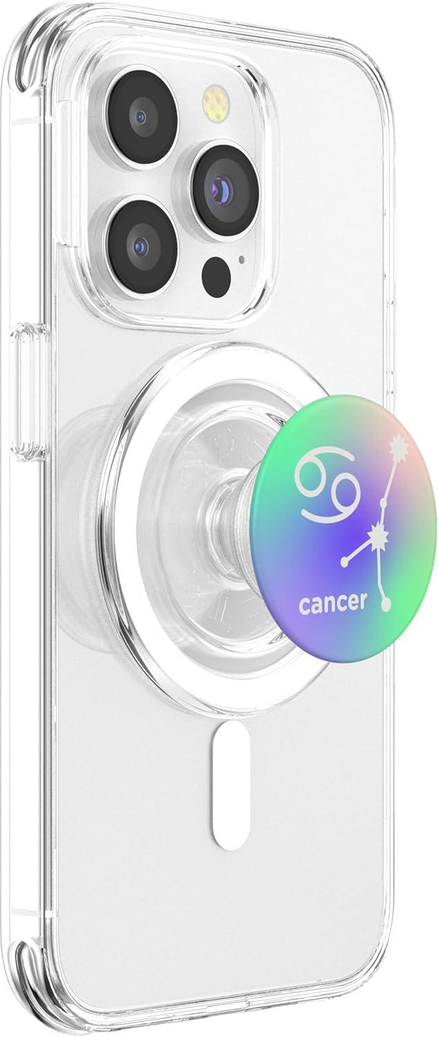 imagePopSockets Zodiac Phone Grip Cancer Zodiac Sign PopSockets PopGrip for MagSafeMagnetic PopGrip