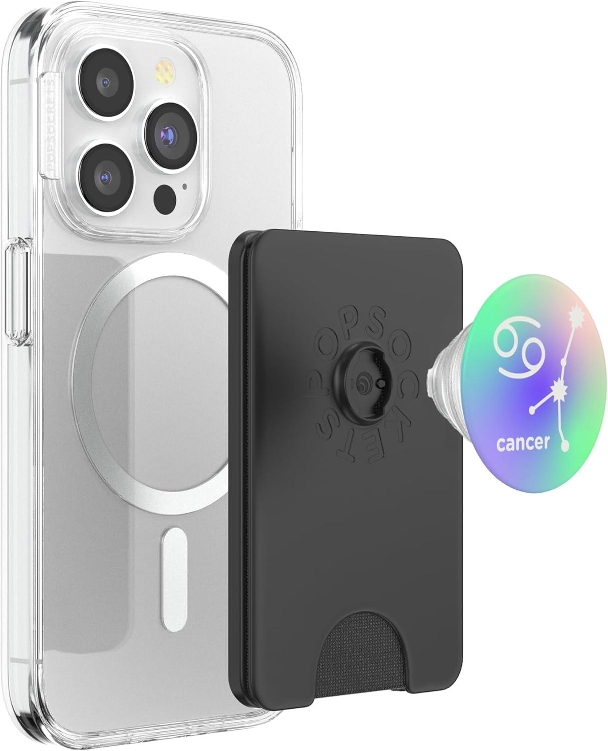 imagePopSockets Zodiac Phone Grip Cancer Zodiac Sign PopSockets PopGrip for MagSafeMagnetic PopWallet