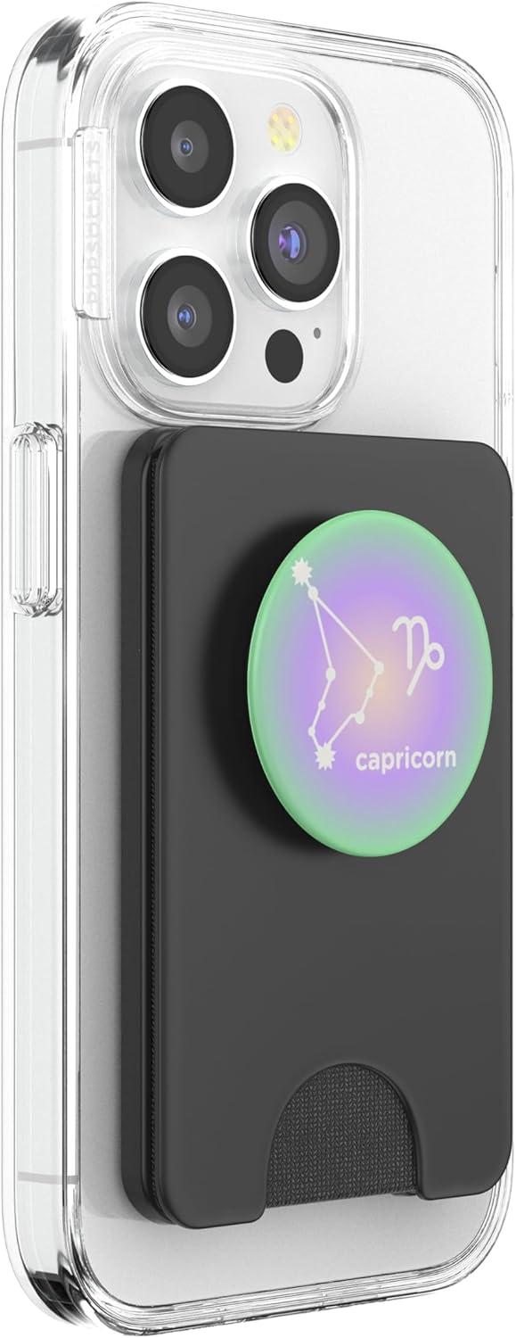 imagePopSockets Zodiac Phone Grip Capricorn Constellation PopSockets PopGrip for MagSafeMagnetic PopWallet