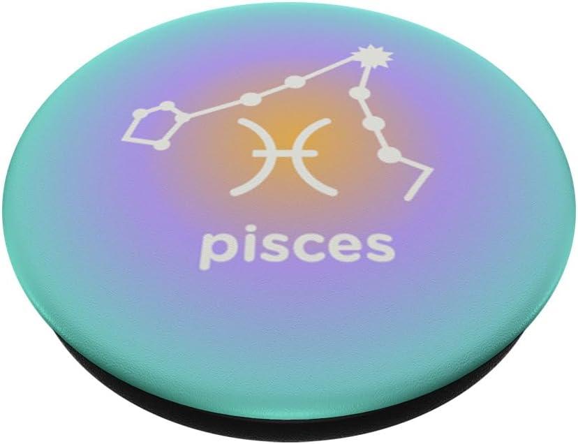 imagePopSockets Zodiac Phone Grip Pisces Zodiac PopSockets PopGrip for MagSafeAdhesive PopGrip