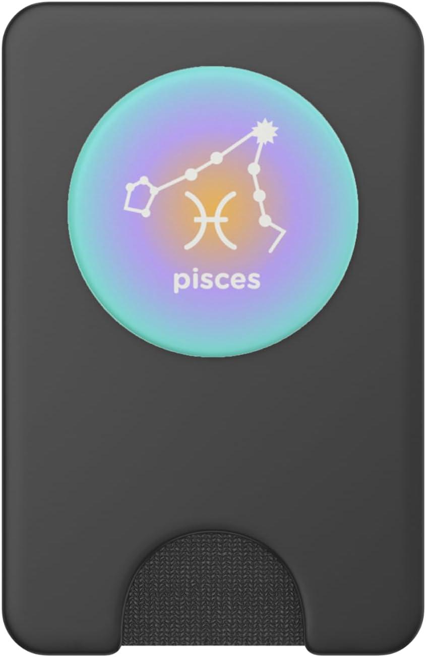 imagePopSockets Zodiac Phone Grip Pisces Zodiac PopSockets PopGrip for MagSafeMagnetic PopWallet