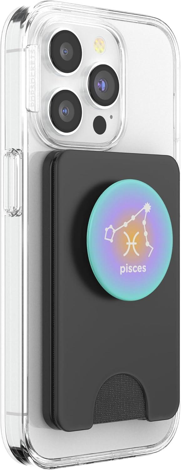 imagePopSockets Zodiac Phone Grip Pisces Zodiac PopSockets PopGrip for MagSafeMagnetic PopWallet