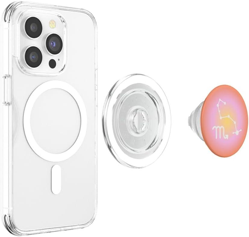 imagePopSockets Zodiac Phone Grip Scorpio Star Sign PopSockets PopGrip for MagSafeMagnetic PopGrip