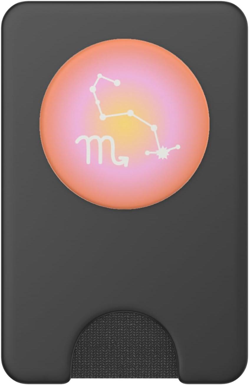 imagePopSockets Zodiac Phone Grip Scorpio Star Sign PopSockets PopGrip for MagSafeMagnetic PopWallet