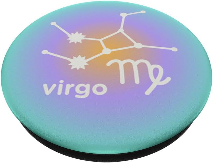 imagePopSockets Zodiac Phone Grip Virgo Constellation PopSockets PopGrip for MagSafeAdhesive PopGrip