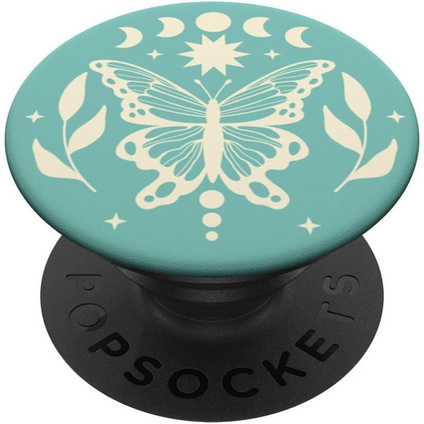 imagePopSockets Celestial Phone Grip Moonlight Wings PopSockets PopGrip for MagSafeAdhesive PopGrip