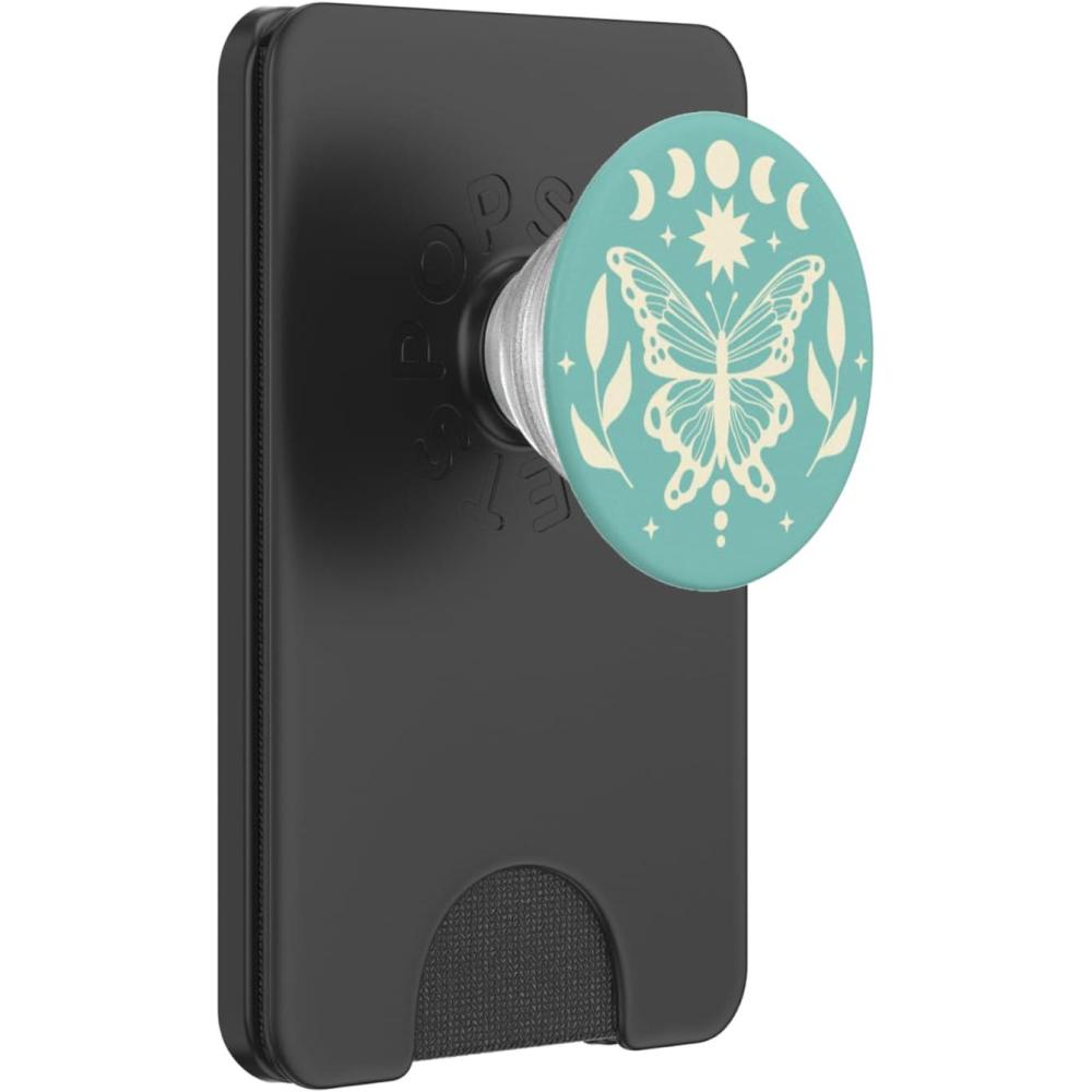 imagePopSockets Celestial Phone Grip Moonlight Wings PopSockets PopGrip for MagSafeMagnetic PopWallet