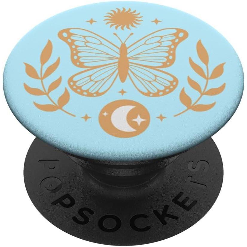 imagePopSockets Celestial Phone Grip Sun amp Moon Butterfly PopSockets PopGrip for MagSafeAdhesive PopGrip