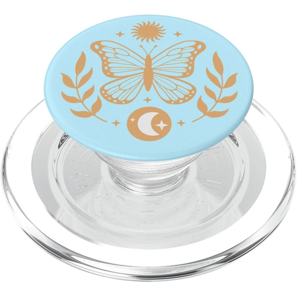 imagePopSockets Celestial Phone Grip Sun amp Moon Butterfly PopSockets PopGrip for MagSafeMagnetic PopGrip