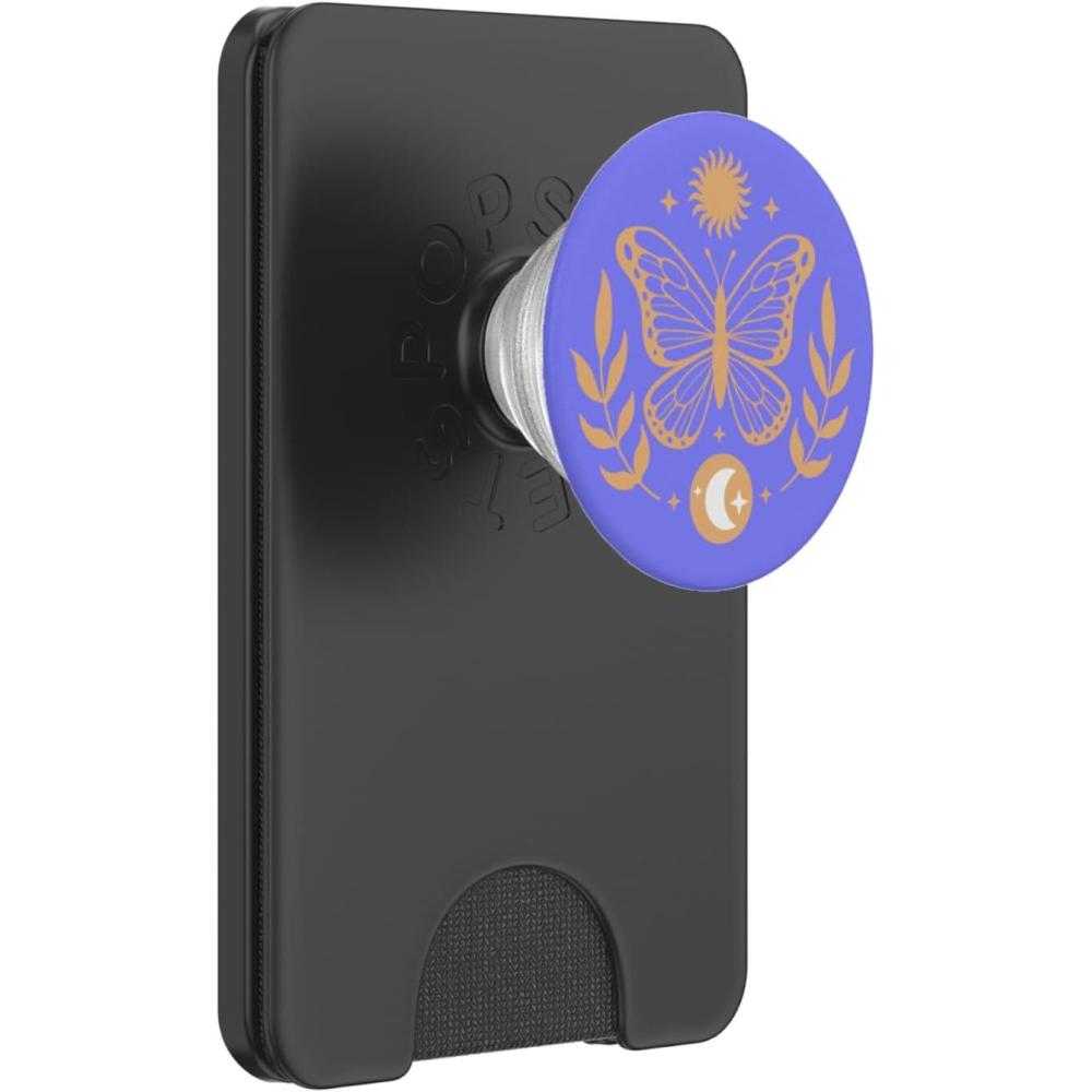 imagePopSockets Celestial Phone Grip Twilight Butterfly PopSockets PopGrip for MagSafeMagnetic PopWallet