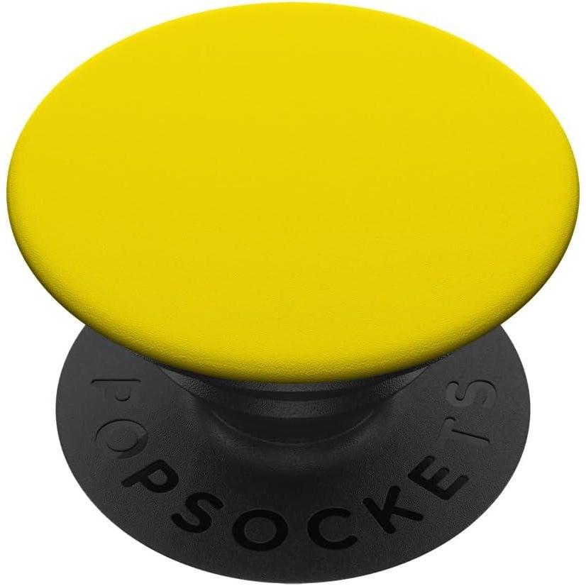 imagePopSockets Phone Grip Classic Yellow PopSockets PopGrip for MagSafeAdhesive PopGrip