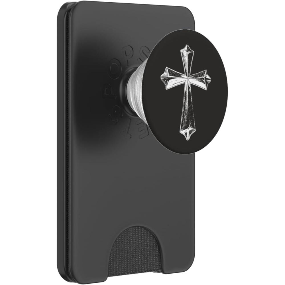 imagePopSockets Phone Grip Midnight Relic PopSockets PopGrip for MagSafeMagnetic PopWallet