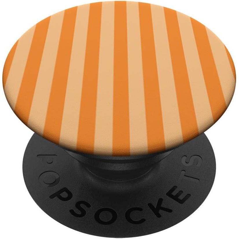 imagePopSockets Phone Grip Orange Stripe PopSockets PopGrip for MagSafeAdhesive PopGrip