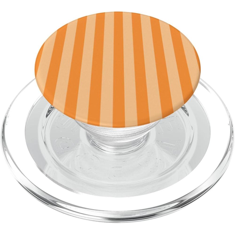 imagePopSockets Phone Grip Orange Stripe PopSockets PopGrip for MagSafeMagnetic PopGrip