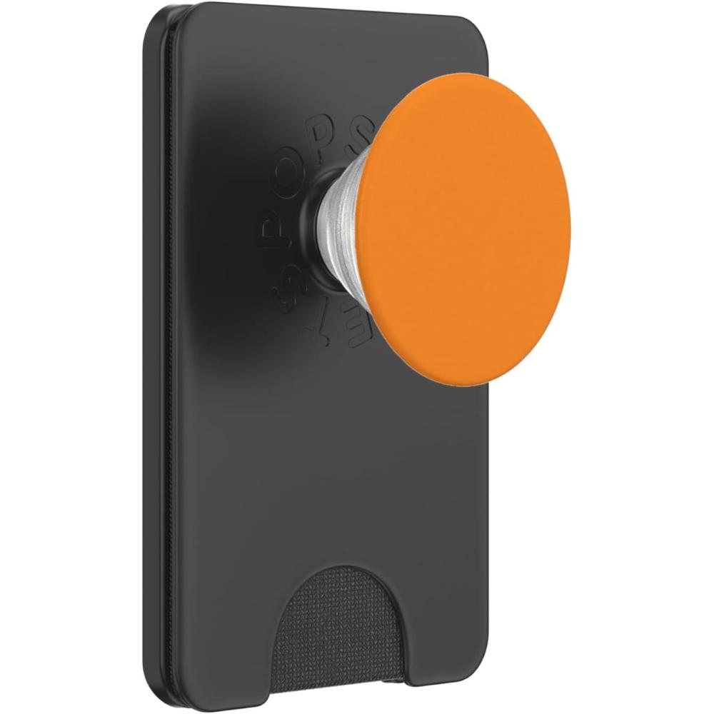 imagePopSockets Phone Grip  True Orange PopSockets PopGrip for MagSafeMagnetic PopWallet