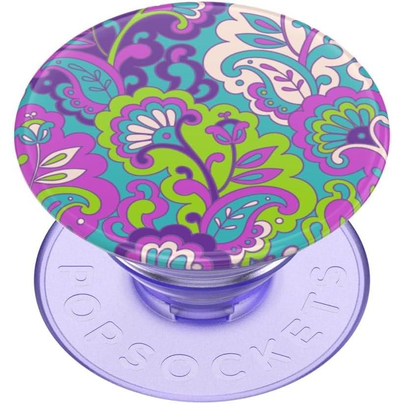imagePopSockets Phone Grip for MagSafe Magnetic Holder Phone Stand Purple Enamel MosiacPurple Kamp