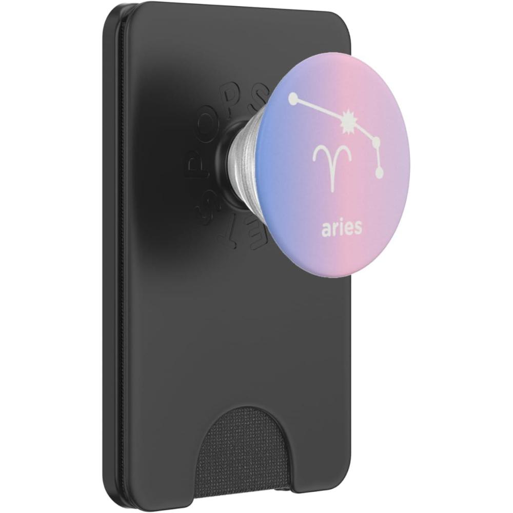 imagePopSockets Zodiac Phone Grip Aries Zodiac PopSockets PopGrip for MagSafeMagnetic PopWallet