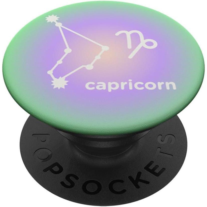 imagePopSockets Zodiac Phone Grip Capricorn Constellation PopSockets PopGrip for MagSafeAdhesive PopGrip