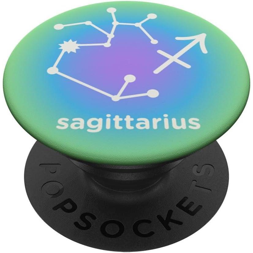 imagePopSockets Zodiac Phone Grip Sagittarius Constellation PopSockets PopGrip for MagSafeAdhesive PopGrip