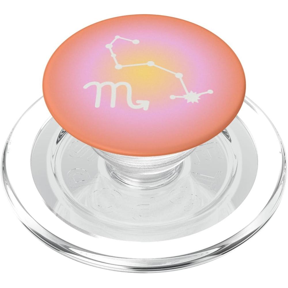 imagePopSockets Zodiac Phone Grip Scorpio Star Sign PopSockets PopGrip for MagSafeMagnetic PopGrip