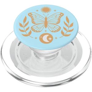 PopSockets Celestial Phone Grip – Sun & Moon Butterfly PopSockets PopGrip for MagSafe(Magnetic PopGrip)