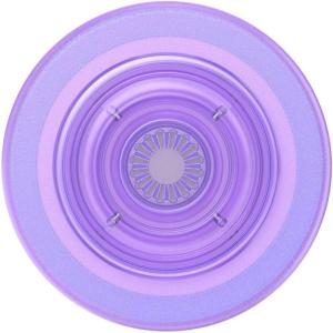 PopSockets Phone Grip for MagSafe, Magnetic Holder, Phone Stand, Purple – Enamel Mosiac(Lavender)