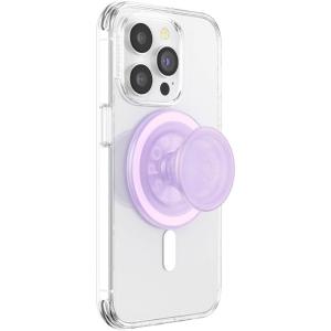 PopSockets Phone Grip for MagSafe, Magnetic Holder, Phone Stand, Purple – Enamel Mosiac(Opalescent)