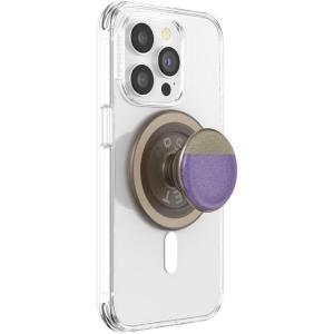 PopSockets Phone Grip for MagSafe, Magnetic Holder, Phone Stand, Purple – Enamel Mosiac(Stoneware Lavendar)