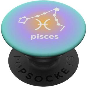 PopSockets Zodiac Phone Grip – Pisces Zodiac PopSockets PopGrip for MagSafe(Adhesive PopGrip)
