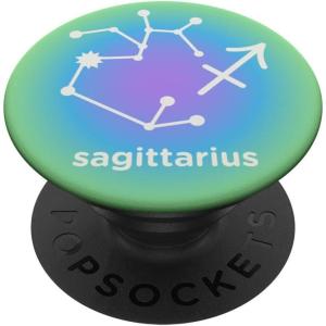 PopSockets Zodiac Phone Grip – Sagittarius Constellation PopSockets PopGrip for MagSafe(Adhesive PopGrip)