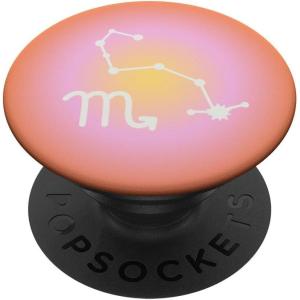 PopSockets Zodiac Phone Grip – Scorpio Star Sign PopSockets PopGrip for MagSafe(Adhesive PopGrip)
