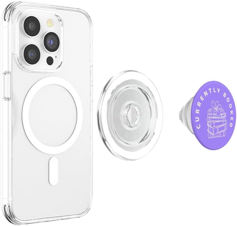 imagePopSockets Bookish Phone Grip amp Stand Currently Booked PopSockets PopGrip for MagSafeMagnetic PopGrip
