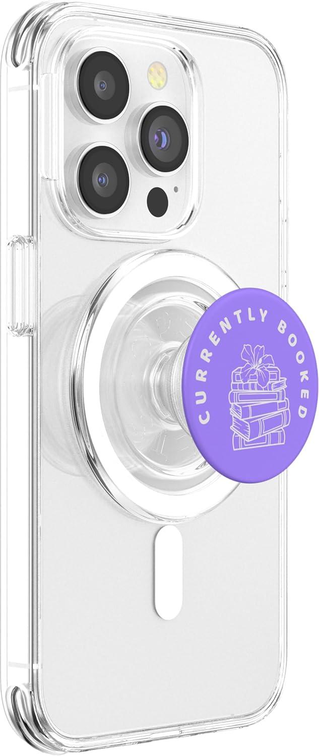 imagePopSockets Bookish Phone Grip amp Stand Currently Booked PopSockets PopGrip for MagSafeMagnetic PopGrip