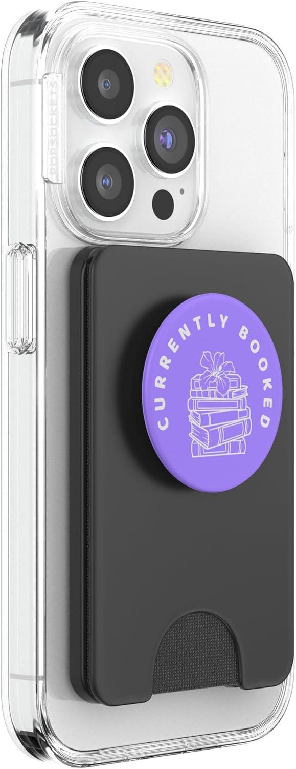 imagePopSockets Bookish Phone Grip amp Stand Currently Booked PopSockets PopGrip for MagSafeMagnetic PopWallet