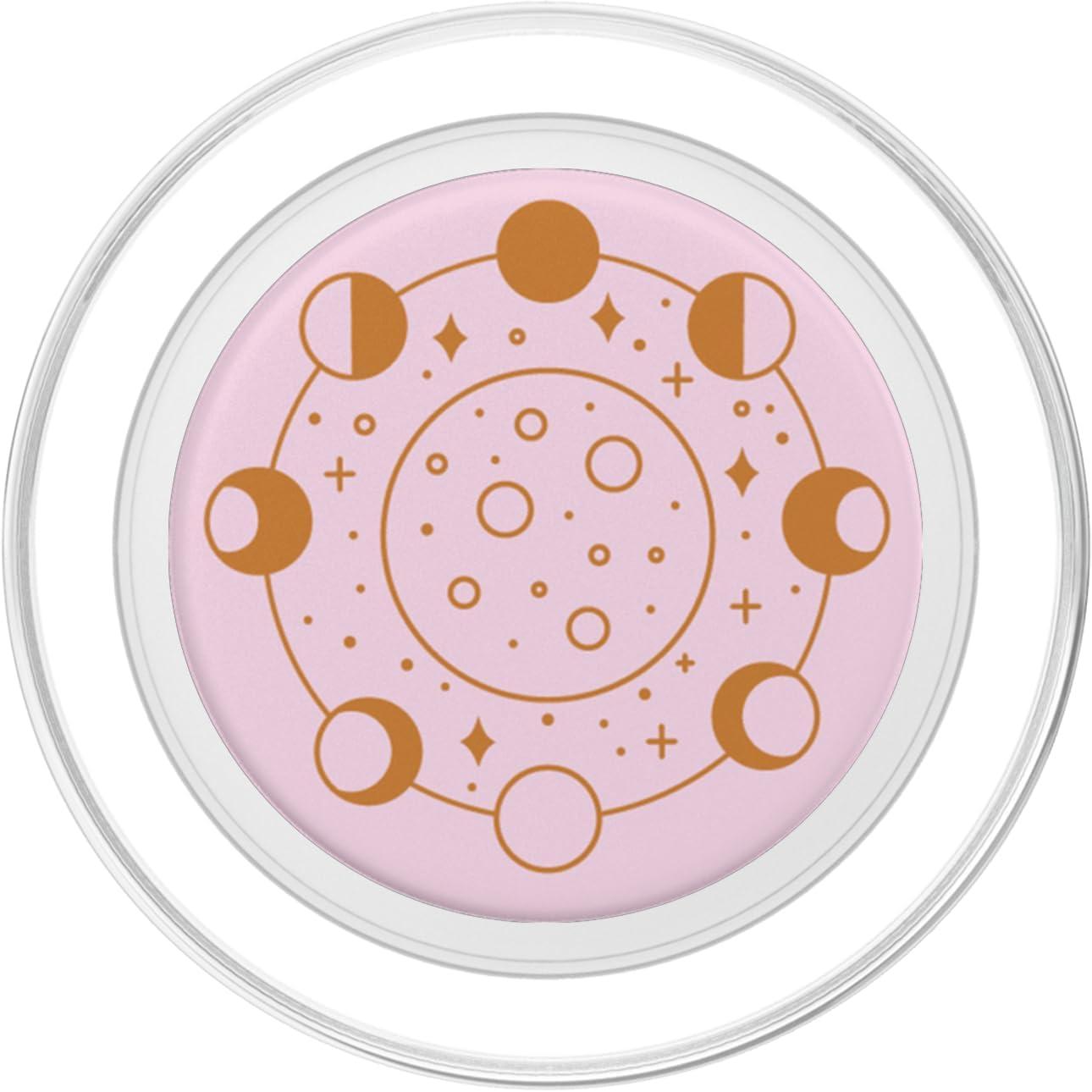 imagePopSockets Celestial Phone Grip Golden Moon Cycle PopSockets PopGrip for MagSafeMagnetic PopGrip